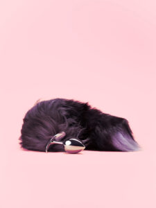 Fox Tail Butt Plug Argintiu